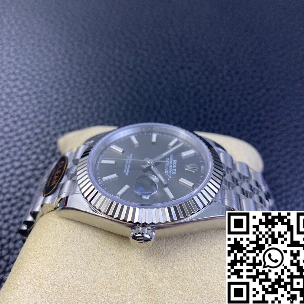 WaterResistant Dial Steel Grey Rolex Clean 848 M126334-0014 Datejust Factory 904L Stainless 0731
